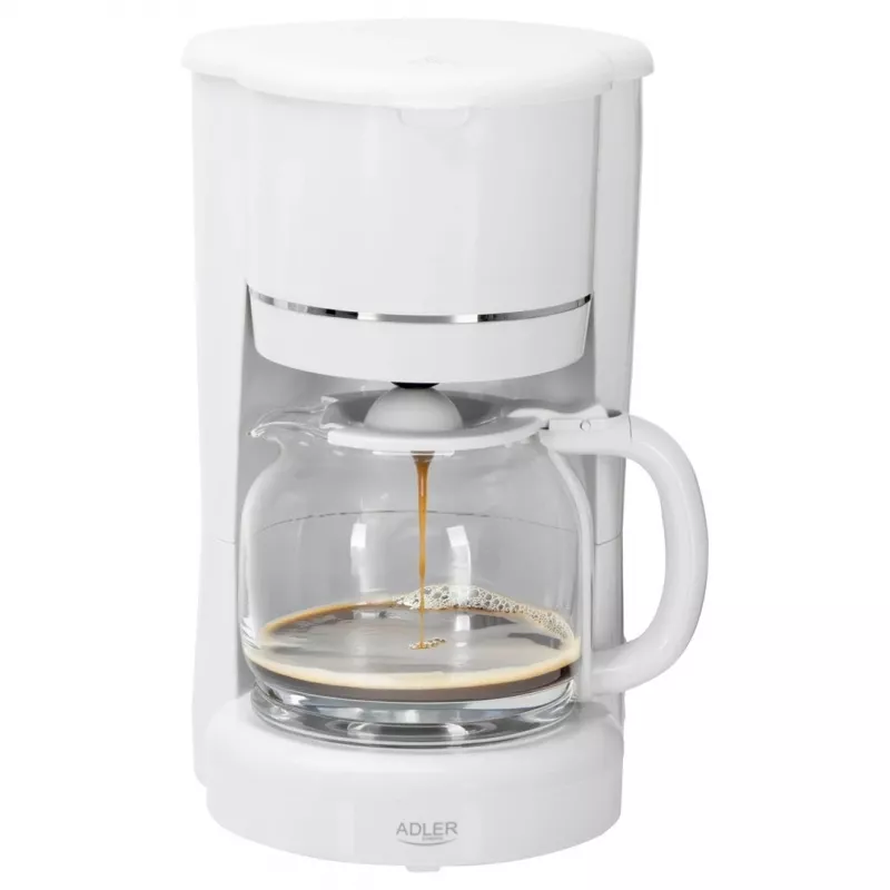 Adler AD 4383w filtrovací kávovar na mletú kávu 1,5 L biely