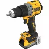 DeWALT DCD805E2T-QW aku príklepová vŕtačka, 18 V, 2x POWERSTACK Li-Ion 1,7 Ah, 90 Nm, 2000 ot./min, 34 000 úderov/min, rýchloupínacie skľučovadlo, kufor T STAK, 1,34 kg, žltá/čierna