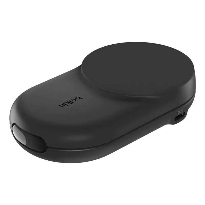 Interiérová nabíjačka Belkin UltraCharge 25W Qi2 2v1 magnetická USB-C čierna okrúhla