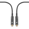 Hybridný USB-C video kábel TB AKTBXIACCOP500B 4K, dĺžka 5 m