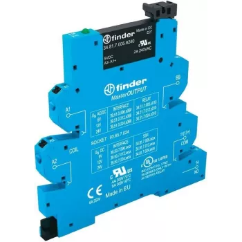 Finder MasterOutput úzke rozhranie relé pre lištu DIN 39.50.8.230.9024 spínacie napätie 24 V/DC (39.50.8.230.9024)
