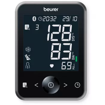 Tlakomer Beurer BM64 s Bluetooth konektivitou a manžetou na rameno