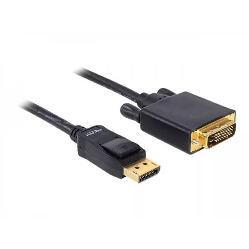 Kábel DeLOCK Displayport na DVI 24+1 samec/samec 2 m