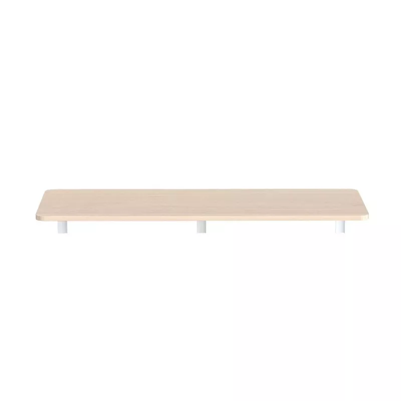 Maclean MC-128WD sklopná nástenná polica, 100×40 cm, drevený dekór