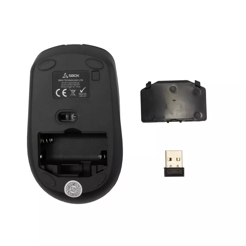 Myš SBOX WM-837 čierna USB Type-A