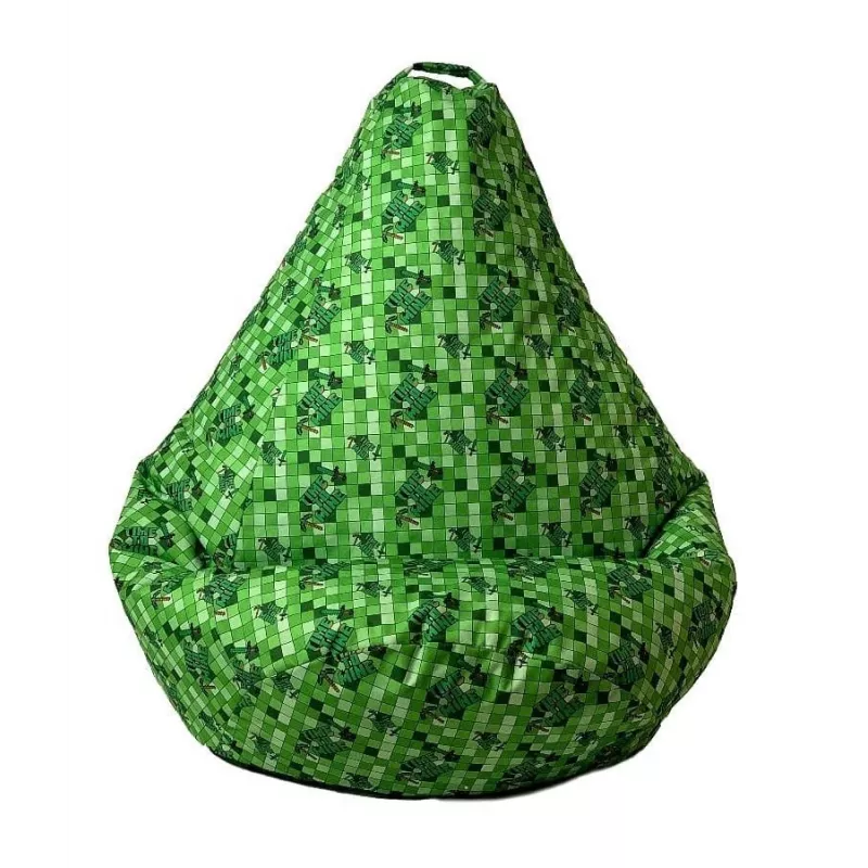 Sako bag pouf Pear print Minecraft XL 130 x 90 cm