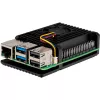 Joy-IT Armor Case BLOCK ACTIVE puzdro SBC vhodné pre vývojové dosky Raspberry Pi (RB-AlucaseP5-07FAN)