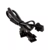Interný napájací kábel PHANTEKS PH-CB-DRGB3P — 3-pin na 2× Molex (3-pin), čierny/sivý