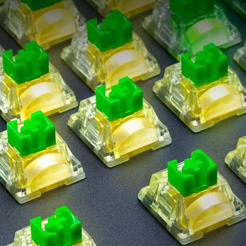 Klávesový spínač Razer RC21-02040200-R3M1 zelený priehľadný 36 kusov