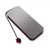 Lenovo Go USB-C powerbank na notebook (20 000 mAh), lítium-iónová, čierno-sivá, USB Type-A a Type-C