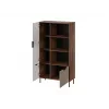 Knižnica Cama Meble ALMERA Cama 4, orech/cashmere, 90×42×165 cm