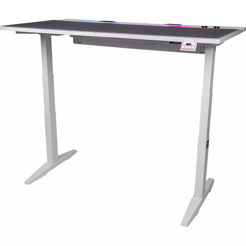 Počítačový stôl Thermaltake GGD-G70-WHEIRX-22 čierny rovný obdĺžnikový drevotrieska