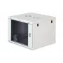 Nástenný 19-palcový rack DIGITUS Dynamic-N DN-37106 — 9U, 600x600 mm, IP20, zámok na kľúč