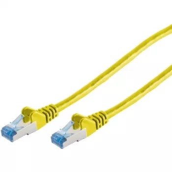 Sieťový kábel S/CONN 75713-Y 3m Cat6a S/FTP žltý