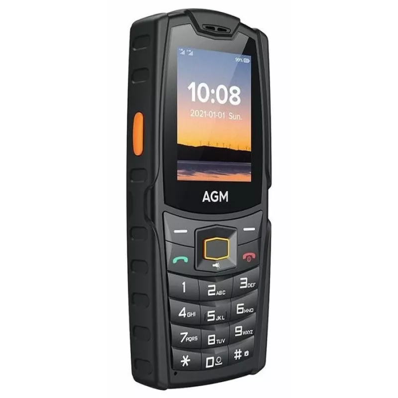 AGM M6 4G odolný outdoorový tlačidlový telefón (typ bar), IP68/IP69K, MIL-STD-810H, bez napájacieho zdroja