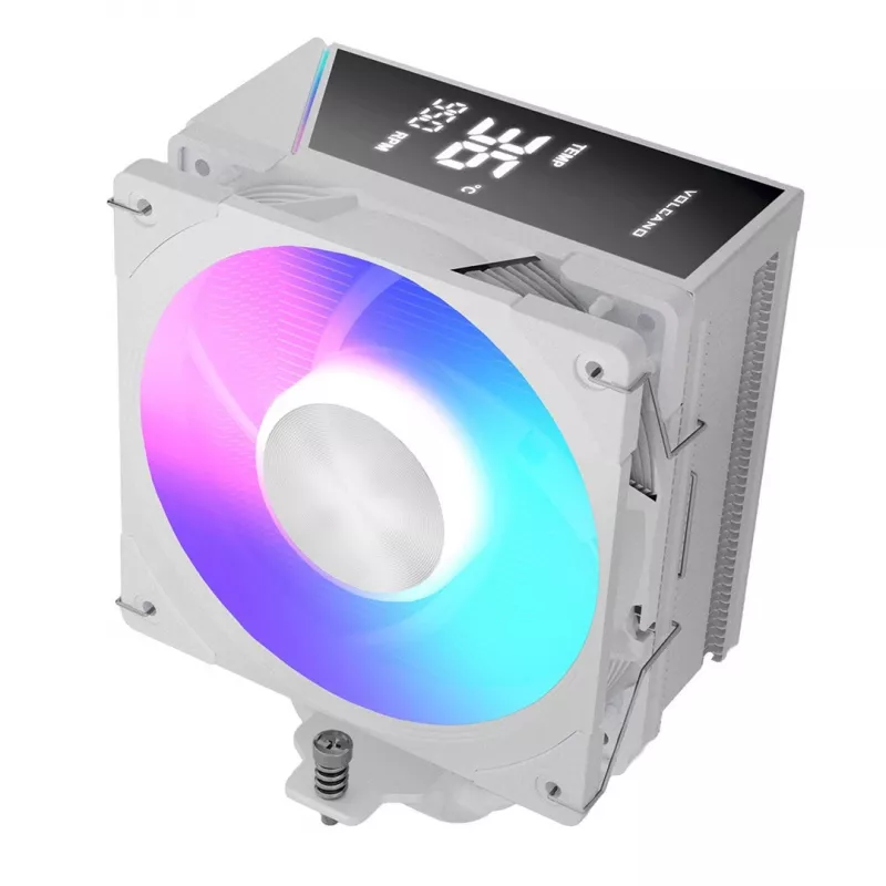 MODECOM Volcano 0C T202 LCD ARGB chladič procesora 12 cm biely