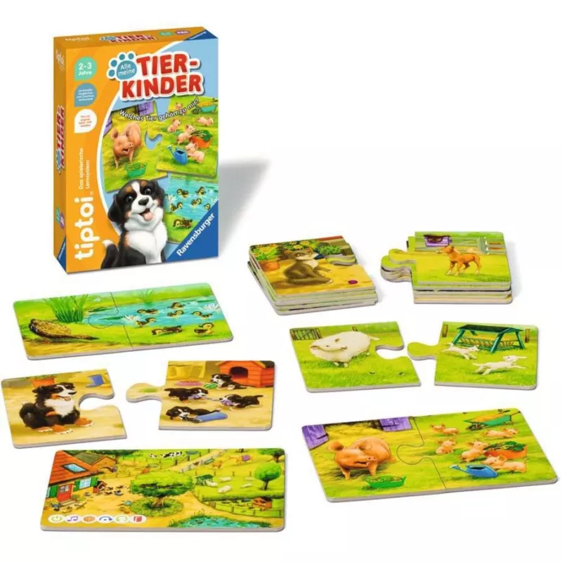 Spoločenská hra Ravensburger tiptoi Alle meine Tierkinder