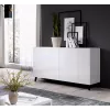 Cama komoda 2D REJA biela lesklá/biela lesklá