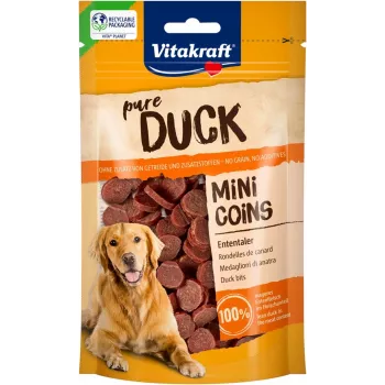 VITAKRAFT Duck Mini Coins - maškrta pre psov - 80 g