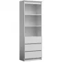 Topeshop RS-60 OLIMP BIEL kancelársky regál