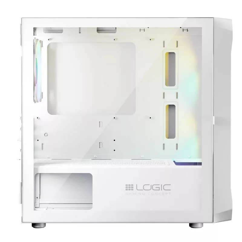 Logic PORTOS ARGB MINI USB 3.0 skriňa biela
