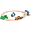 Brio World Nákladný vlak Štartovacia sada so žeriavom