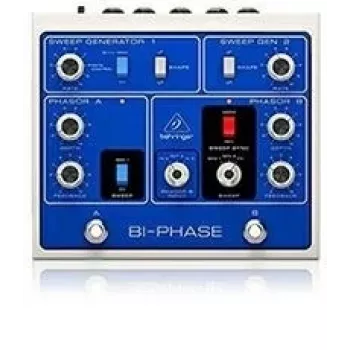 Phaser efektový pedál Behringer DUAL-PHASE 000-E8M00-00010 — duálny phaser efekt pre gitaru/klávesy