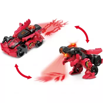 Switch & Go Dinos - Fire-Mini-T-Rex, hracia figúrka