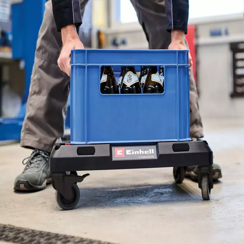Rolovacia plošina pre systémový kufrík EINHELL E-Case, čierny, nosnosť do 120 kg