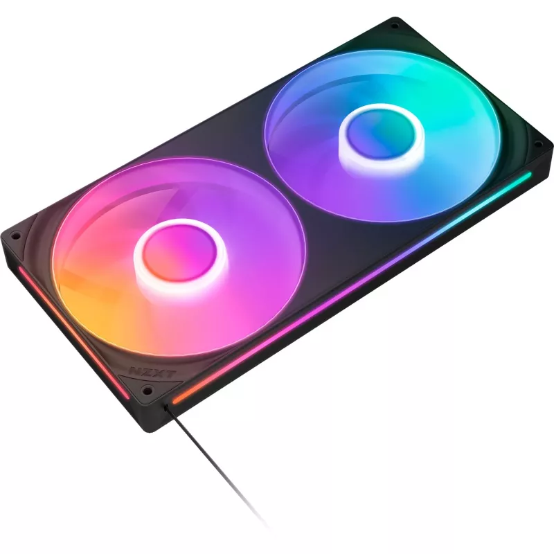 NZXT F280 RGB Core 140mm ARGB PWM 2-balík čierna