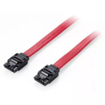 Equip SATA III kábel, 0,5 m, 0,5 m, SATA III, SATA 7-pin, SATA 7-pin, konektor samec/samec, červený