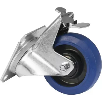 Transportné koliesko Roadinger RD-100B 100 mm modré s brzdou
