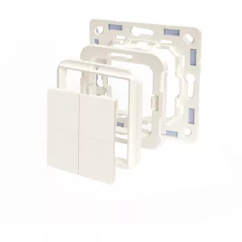 Shelly BLU Wall Switch 4 Shelly BLU Wall Switch 4 svetelný vypínač plast slonovina