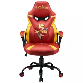 PC herná stolička Subsonic Junior Griffindor čalúnené sedadlo oranžová červená
