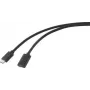 Renkforce USB kábel USB 3.2 Gen2x2 USB-C™ konektor samec, USB-C™ konektor samica 2,00 m čierny PVC plášť (RF-4755222)