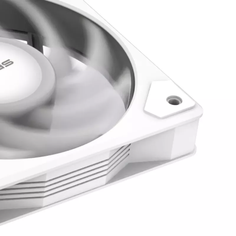 Ventilátor Akasa VEGAS A24 12 cm biely guľôčkové ložisko