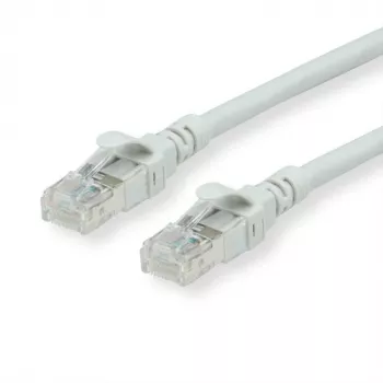 Sieťový kábel ROLINE CAT.6a S/FTP konektor S-STP 0,5m sivý