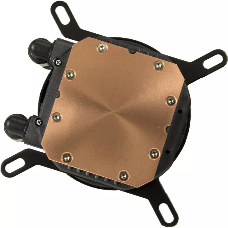 All-in-One kvapalinový chladič INTER-TECH LC-360 RGB — 12 cm ventilátor, hydraulické ložisko, čierny