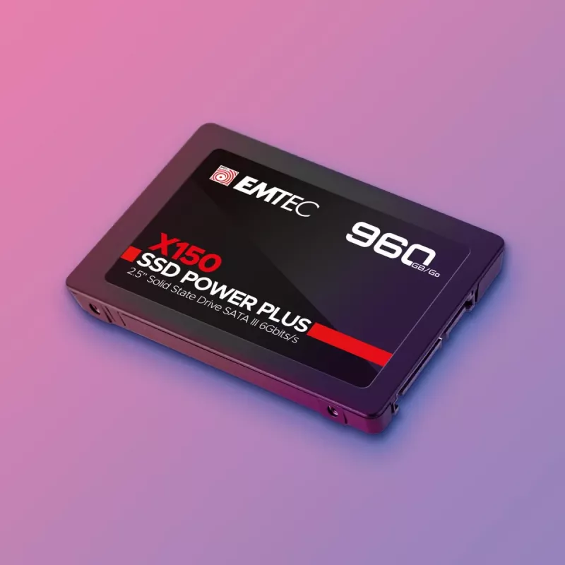Emtec X150 Power Plus - SSD - 2 TB - interný - 6,4 cm (2,5 inch) - SATA 6Gb/s (ECSSD2TX150)