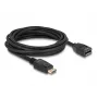 DeLOCK DisplayPort 1.2 predlžovací kábel 4K 60 Hz 5 m