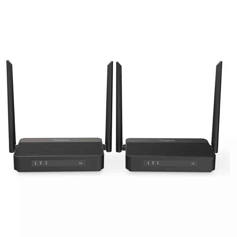 Bezdrôtová sada HDMI-KVM extender DIGITUS DS-55360 – vysielač a prijímač, bezdrôtová, 100 m, 4K/60 Hz, HDMI, USB-A/USB-C