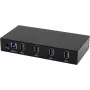 EXSYS EX-11234HMS rozhranie hub USB 3.2 Gen 1 (3.1 Gen 1) Type-B 5000 Mbit/s čierny (EX-11234HMS)