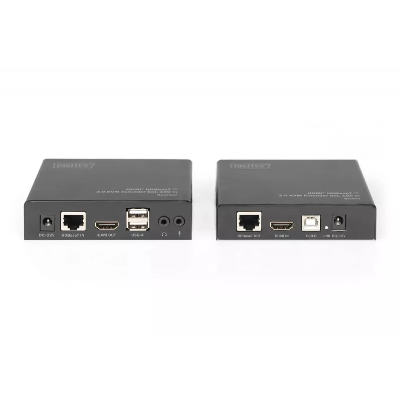 Digitus 4K HDMI HDBaseT™ 2.0 KVM predlžovač sada, 100 m
