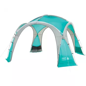 Event Dome Shelter L, 3,65 x 3,65m, pavilón svetlomodrá/sivá