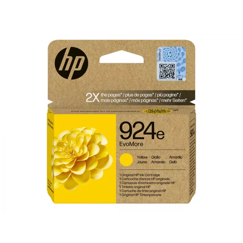 HP 924e EvoMore žltá originálna atramentová kazeta