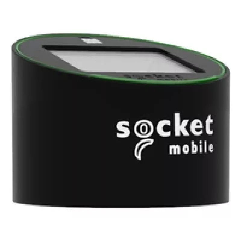 Ručná čítačka QR kódov Socket Mobile SocketScan S320 — Bluetooth, čierna, príslušenstvo Secure Pad