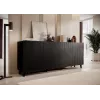 BARI komoda 200x42x82 čierna matná
