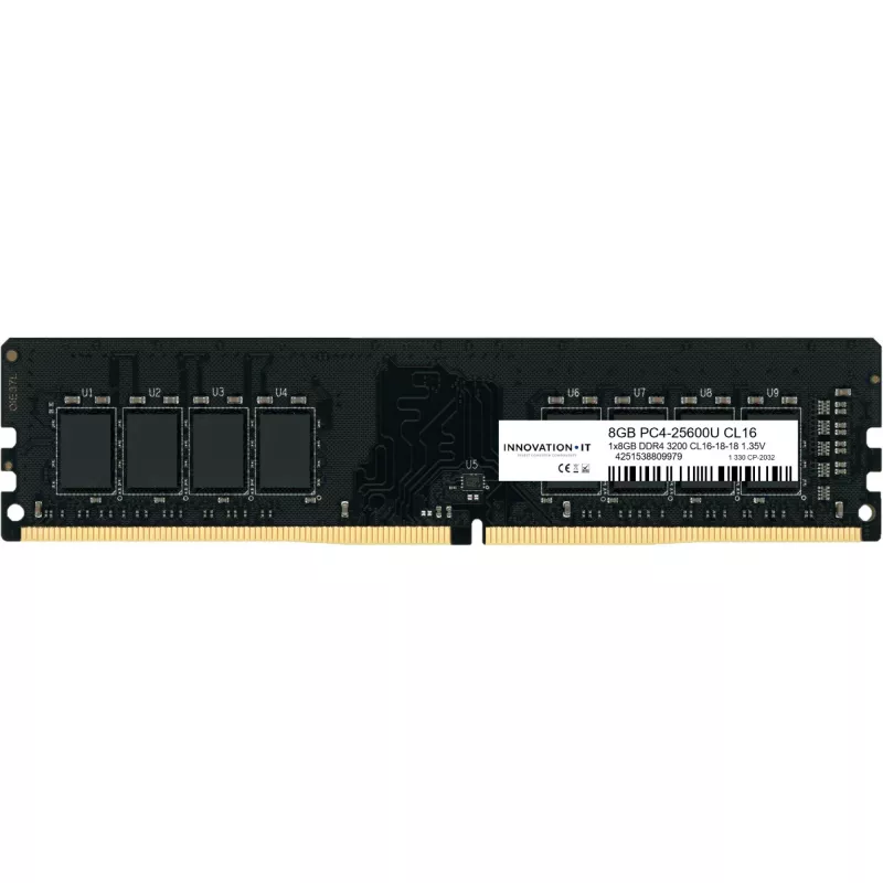 Innovation IT 3200 8GB CL16-18-18 1.35V LD 8-čipový pamäťový modul 1 x 8 GB DDR4