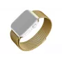 Náhradný kovový mesh remienok FIXED FIXMEST-434-GD pre Apple Watch 42/44/45/46/49 mm, zlatý povrchová úprava