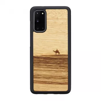 Puzdro na smartfón Man and Wood Galaxy S20 Terra čierna – ochranné puzdro pre Samsung Galaxy S20